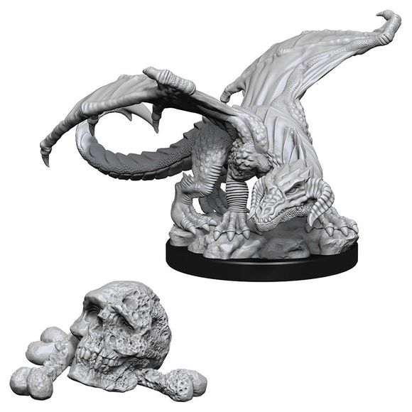 D&D - Minis - Nolzurs Marvelous Miniatures - Black Dragon Wyrmling