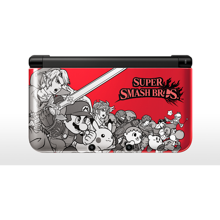 3DS XL System (Super Smash Bros Red)