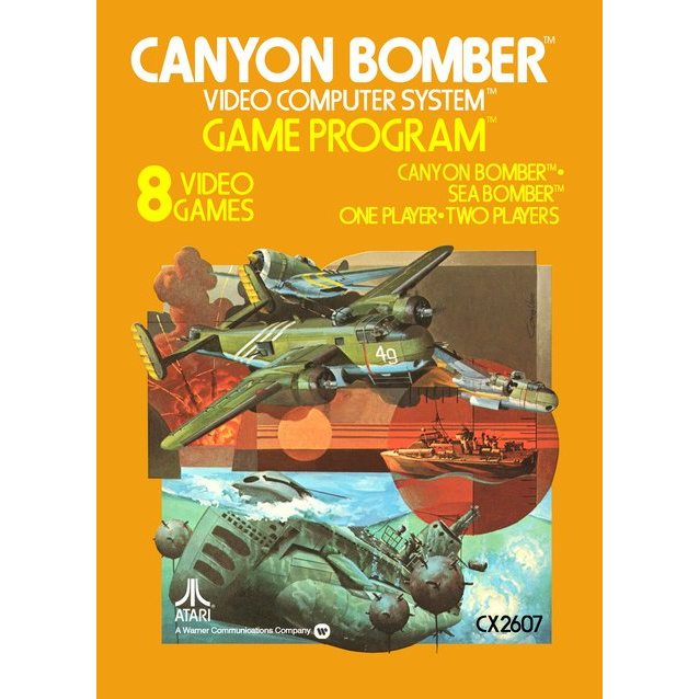 Atari 2600 - Canyon Bomber (Cartridge Only)