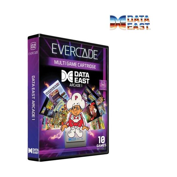 Evercade Data East Arcade Collection Cartridge Volume 1