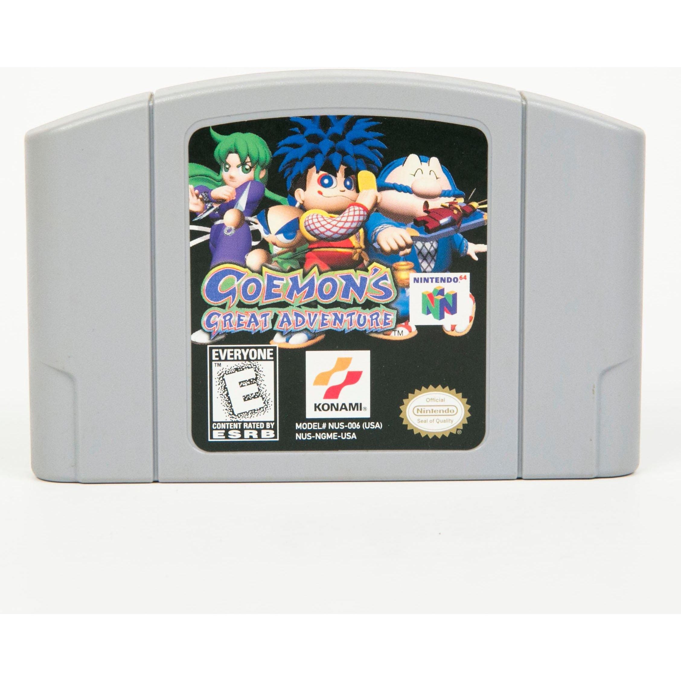 N64 – La grande aventure de Goemon (cartouche uniquement)