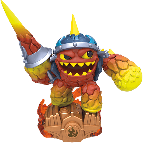 Skylanders Superchargers - Figurine Eruptor Lance de Lave