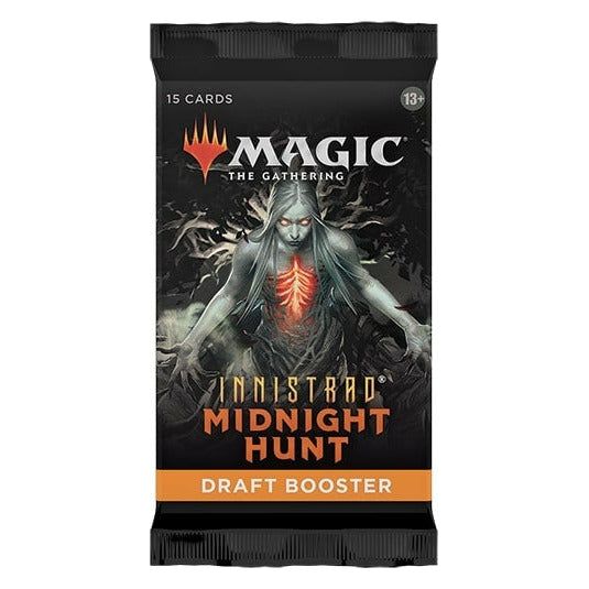 MTG - Innistrad Midnight Hunt Draft Booster Pack (15 Cards)