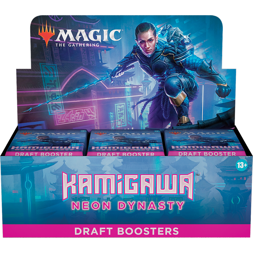 MTG - Boîte de boosters de draft scellée Kamigawa Neon Dynasty (36 paquets)
