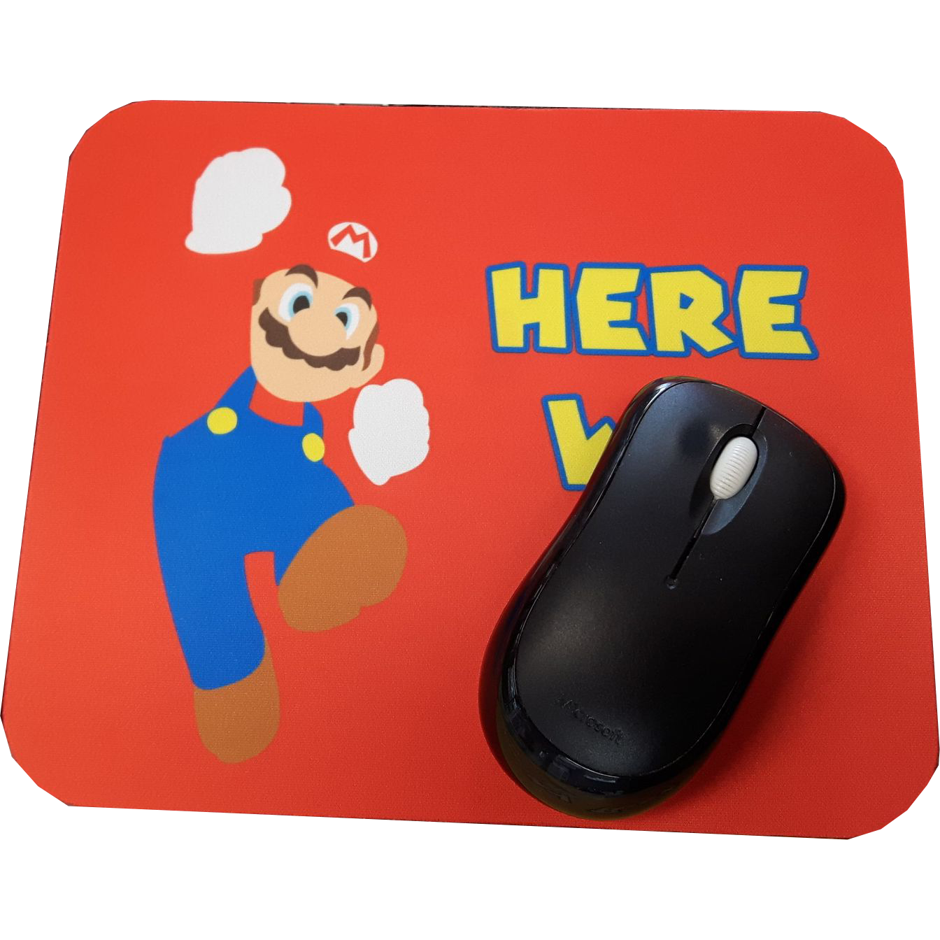 Mouse Pad - Mario - Here We Go