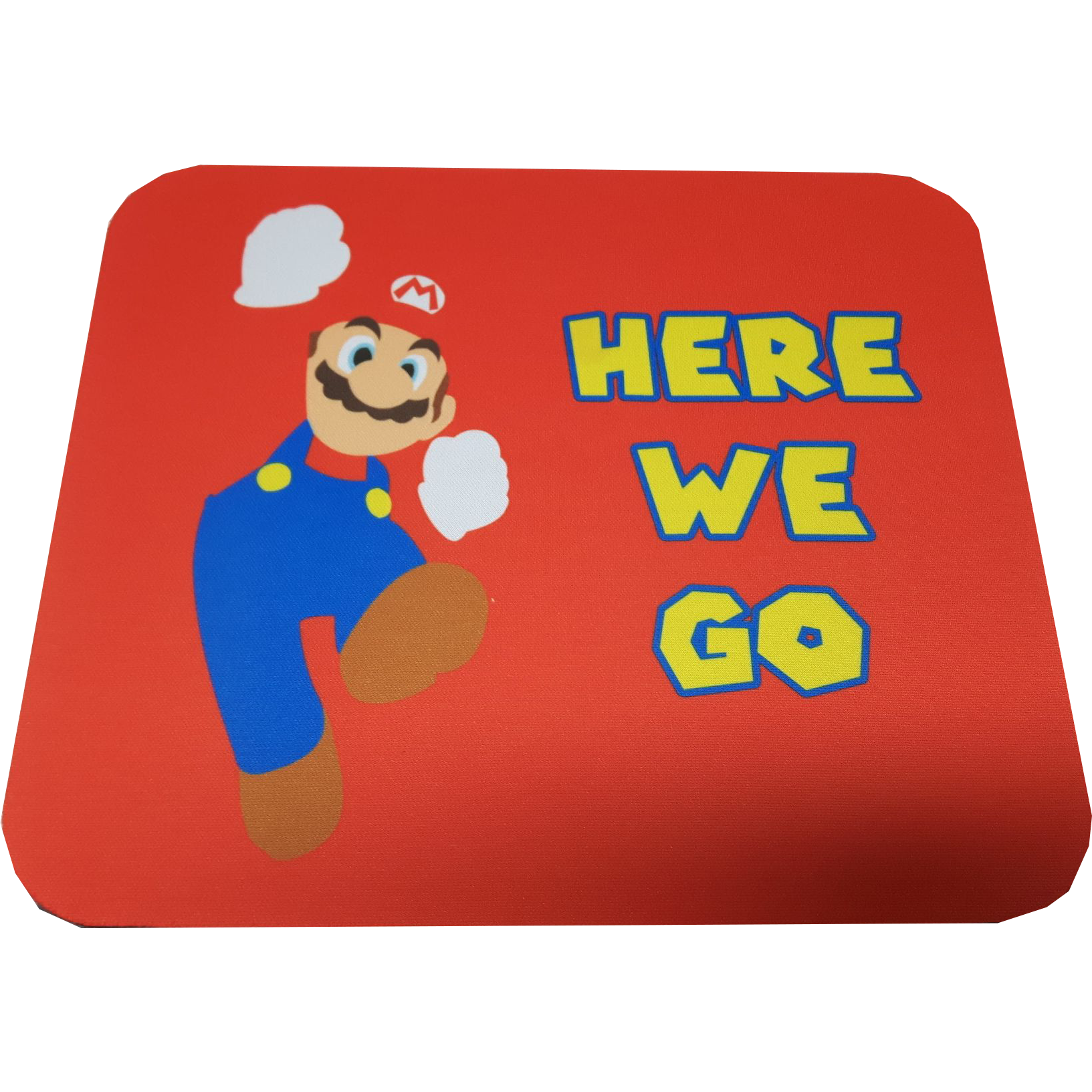 Mouse Pad - Mario - Here We Go