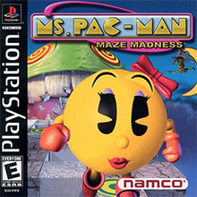 PS1 - Mme Pac-Man Maze Madness