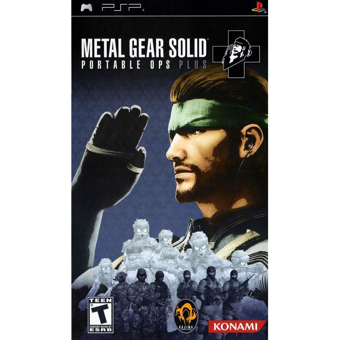 PSP - Metal Gear Solid - Portable Ops Plus (In Case)
