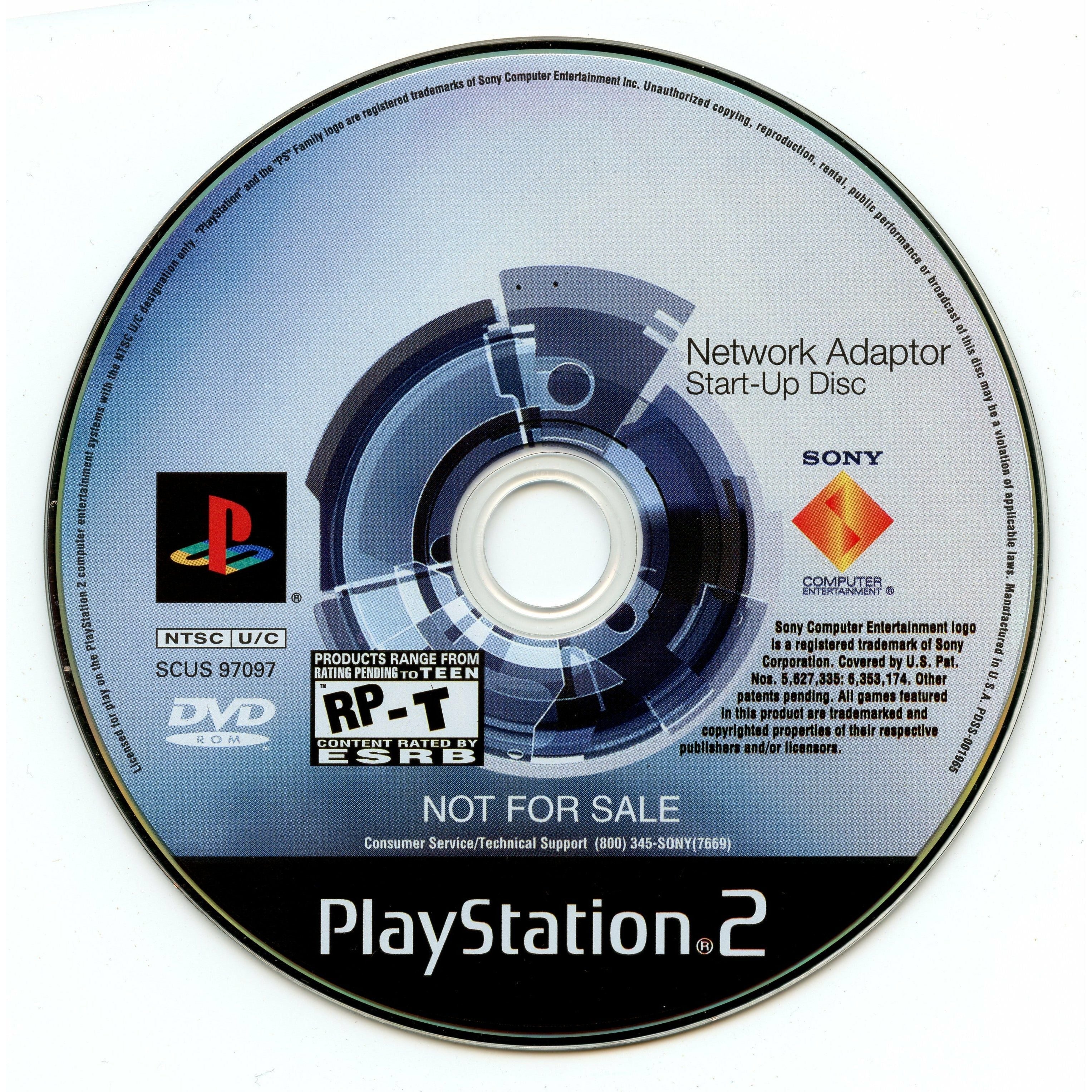 Disque de démarrage de l'adaptateur réseau PlayStation 2