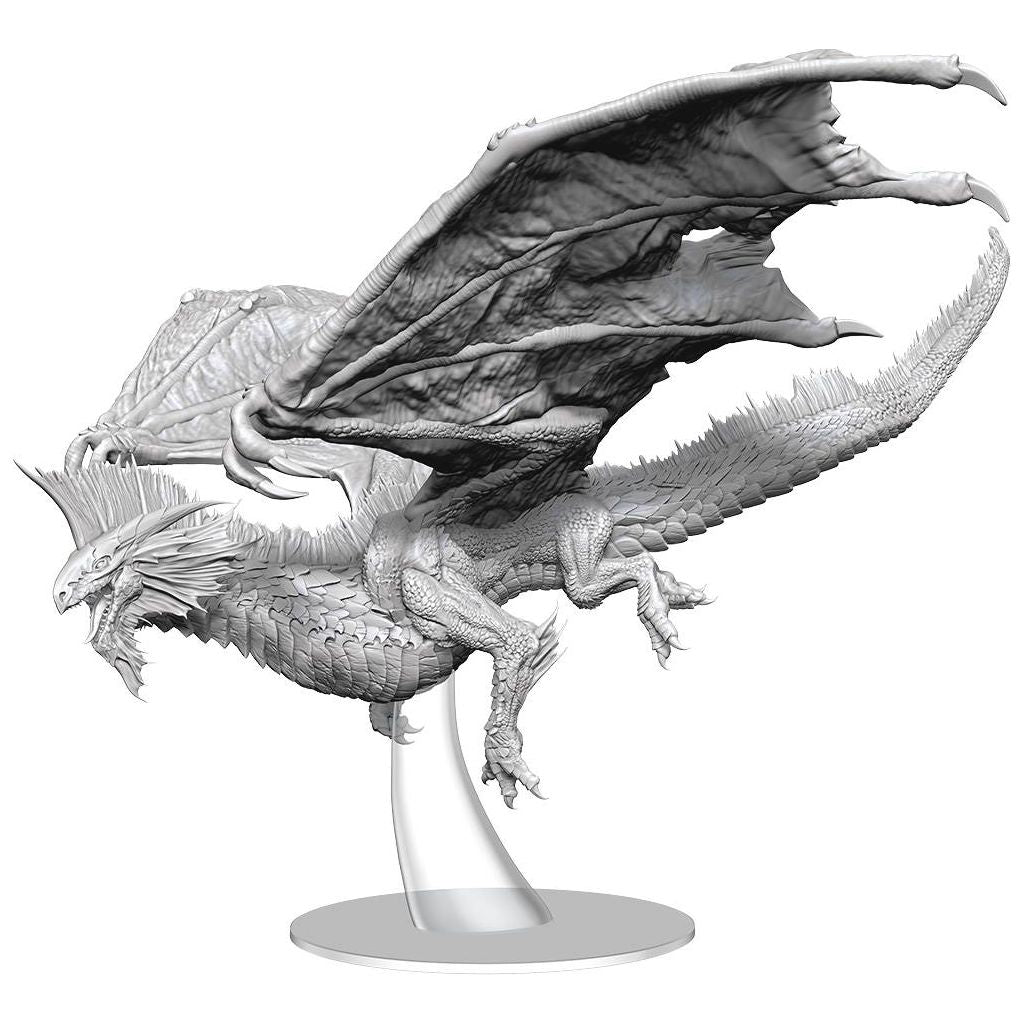 D&D - Minis - Nolzurs Marvelous Miniatures - Adult Silver Dragon