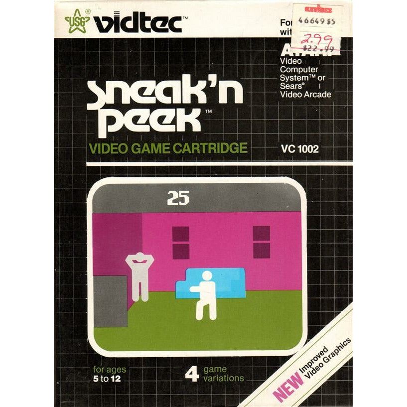 Atari 2600 - Sneak 'N Peek (cartouche uniquement)