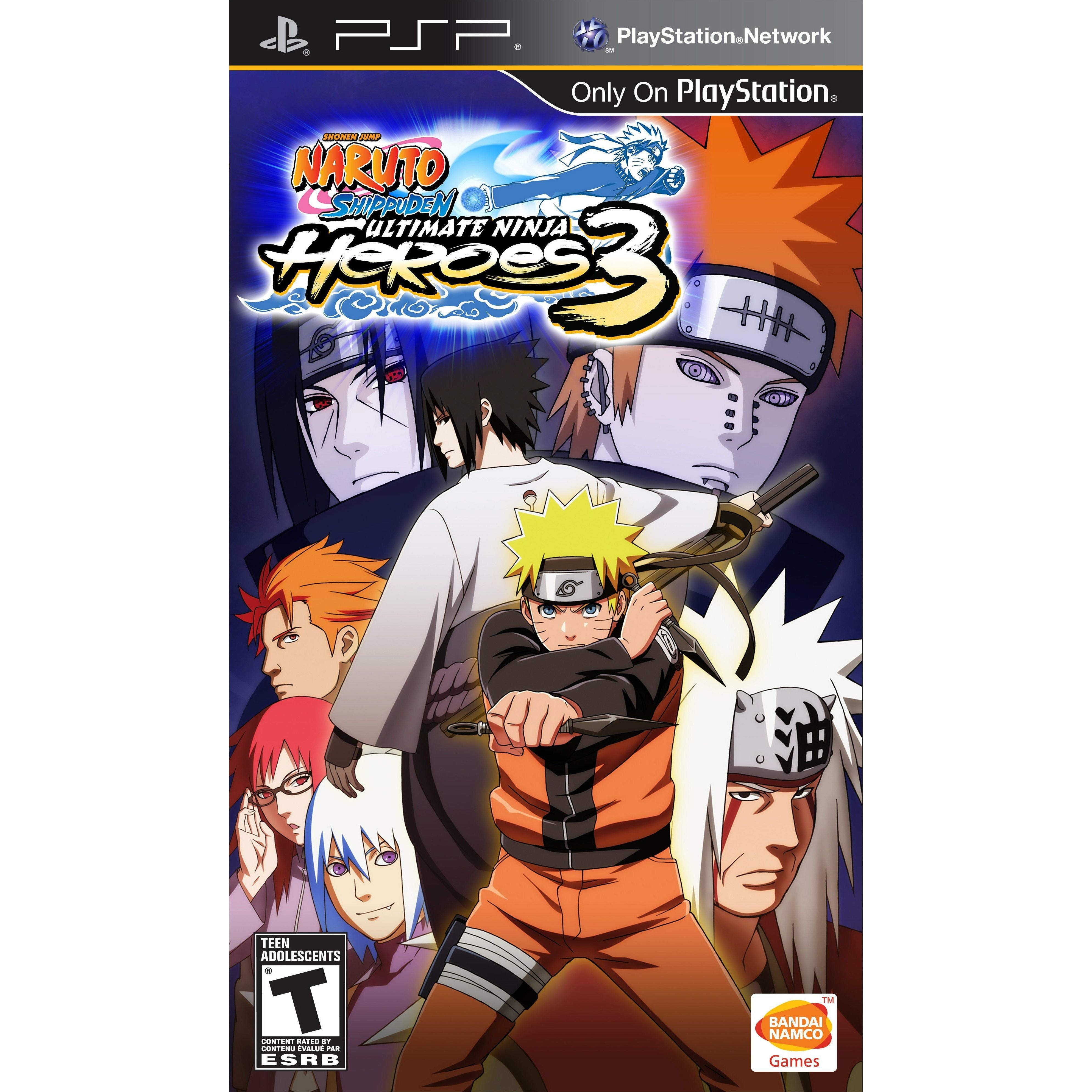 PSP - Naruto Shippuden Ultimate Ninja Heroes 3 (En étui)