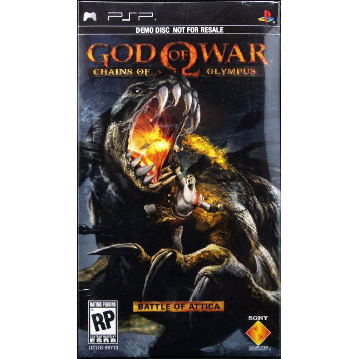 PSP - God of War Chains Of Olympus Battle of Attica Demo (In Case)