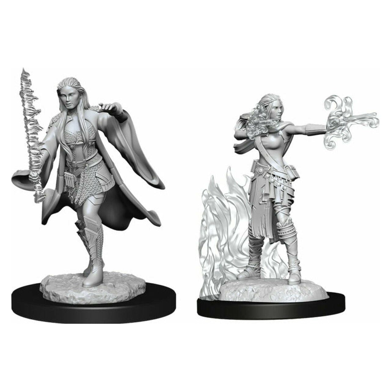 D&D - Minis - Nolzurs Marvelous Miniatures - Human Female Multiclass Warlock + Sorcerer