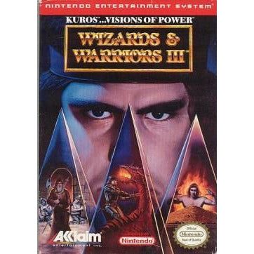 NES - Wizards &amp; Warriors III Kuros Visions of Power (complet dans la boîte)