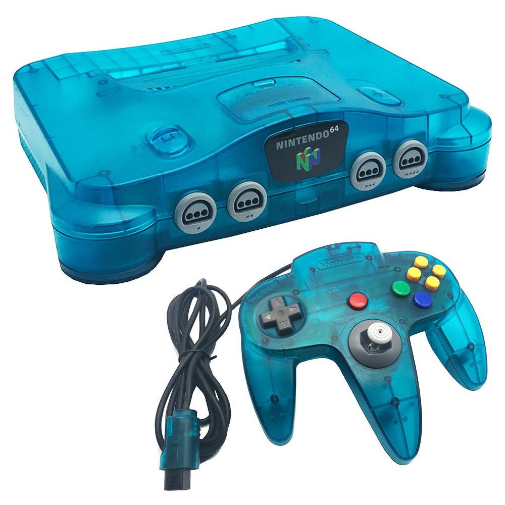 Nintendo 64 System - Ice Blue Funtastic Edition