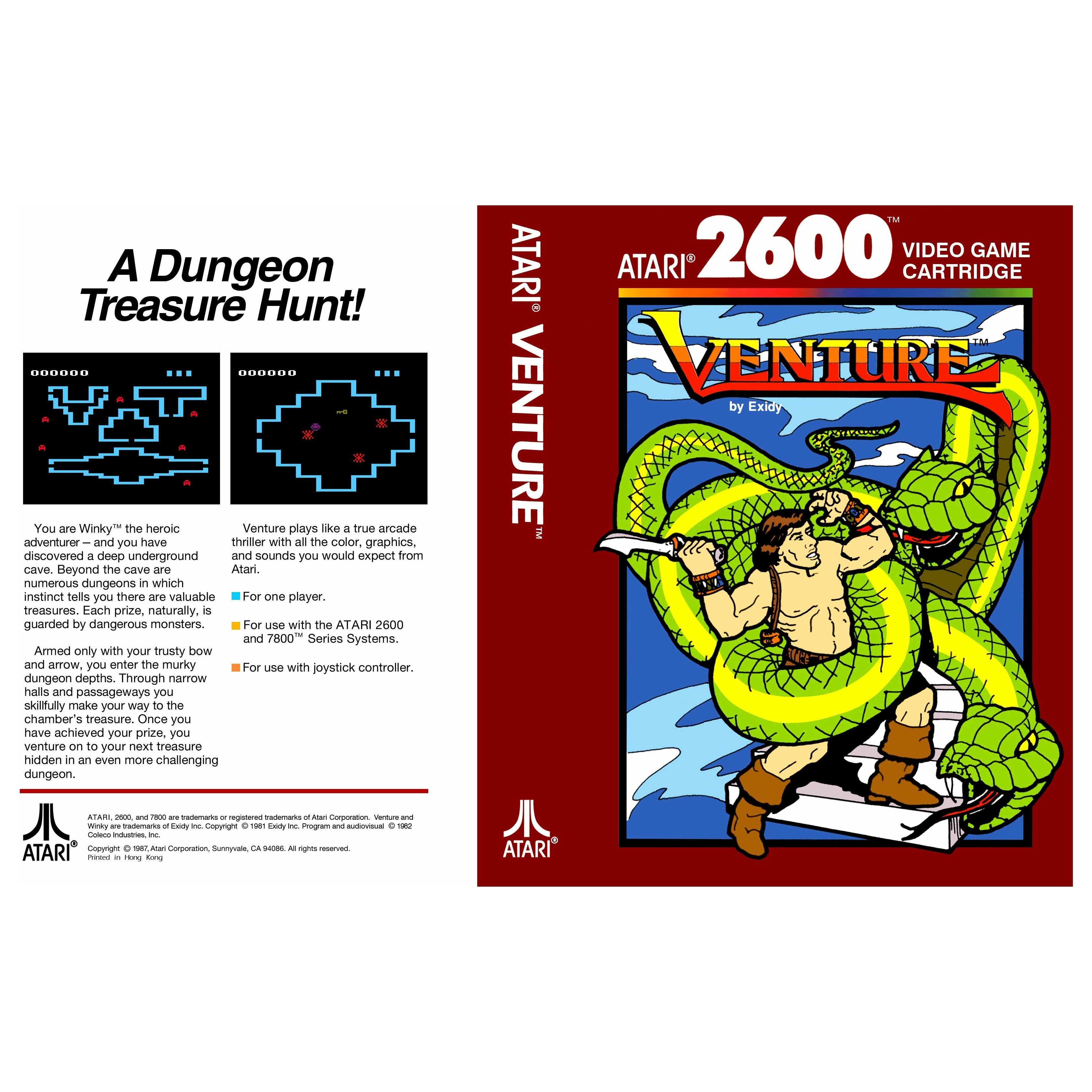 Atari 2600 - Venture (Cartridge Only)