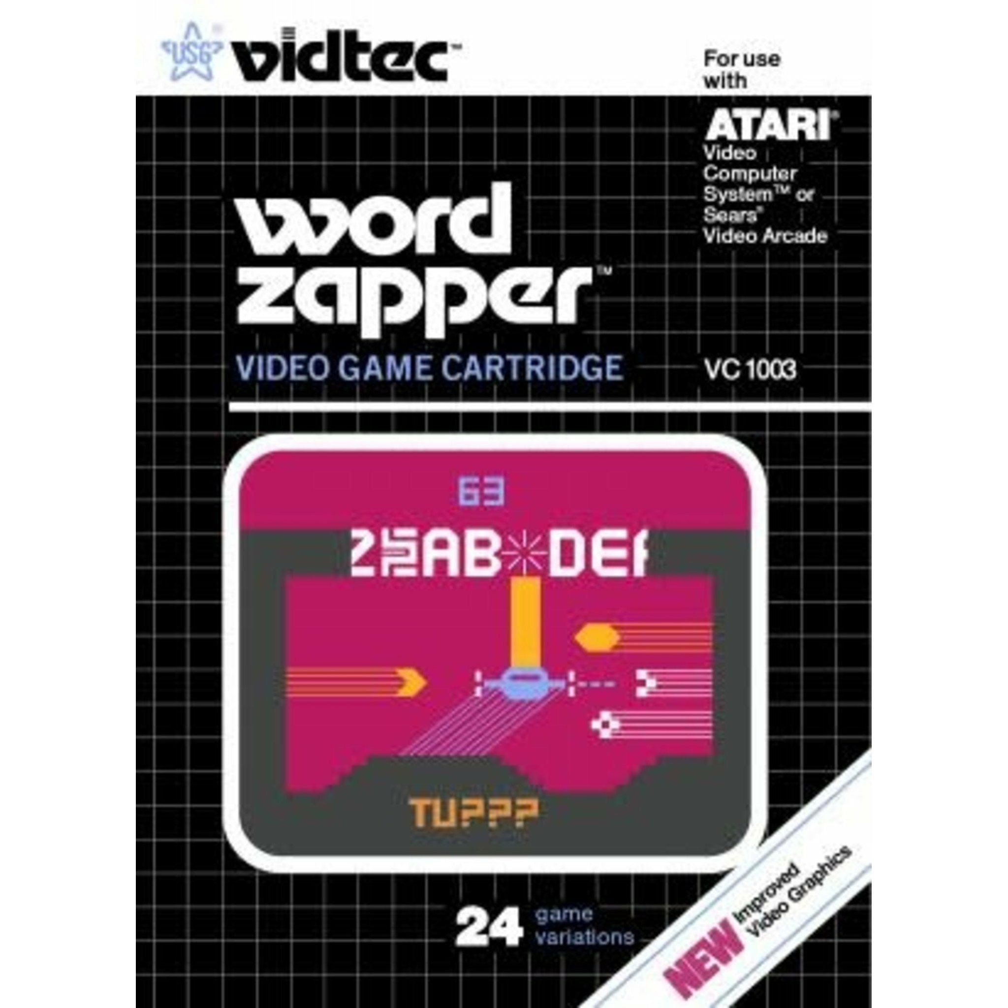 Atari 2600 - Word Zapper (complet dans la boîte)