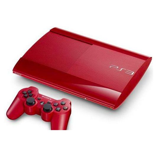 Playstation 3 Super Slim System 500GB - Garnet Red Edition