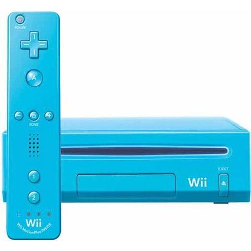 Nintendo Wii System - Blue Non-Gamecube Compatible