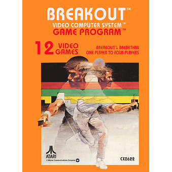 Atari 2600 - Breakout (cartouche uniquement)