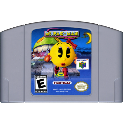 N64 - Ms Pac-Man Maze Madness (Cartridge Only)