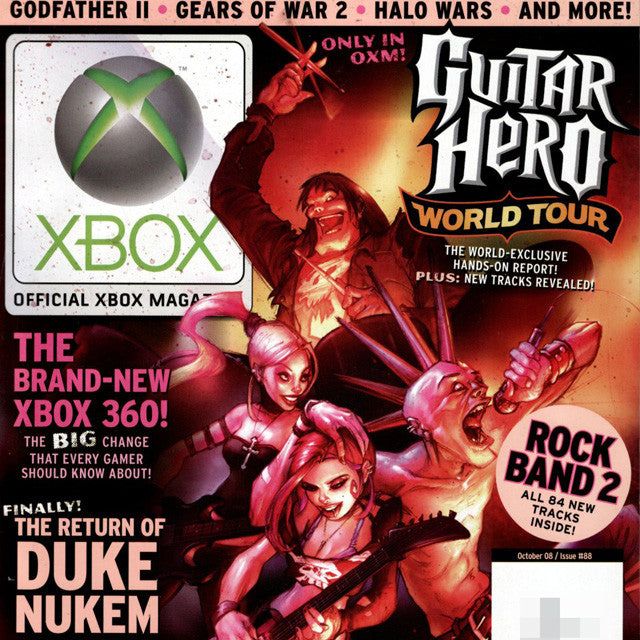 Magazine Xbox officiel - Guitar Hero World Tour - Octobre 2008