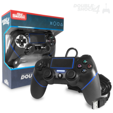 Manette PS4 tierce Doubleshock IV (filaire) (noir de jais)