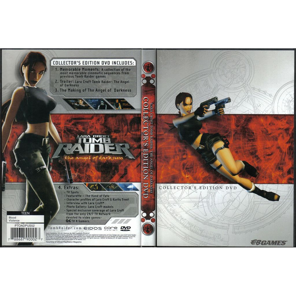 DVD - Lara Croft Tomb Raider: The Angel of Darkness Collector's Edition DVD