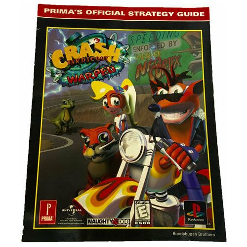 STRAT - Crash Bandicoot Warped Official Strategy Guide - Prima