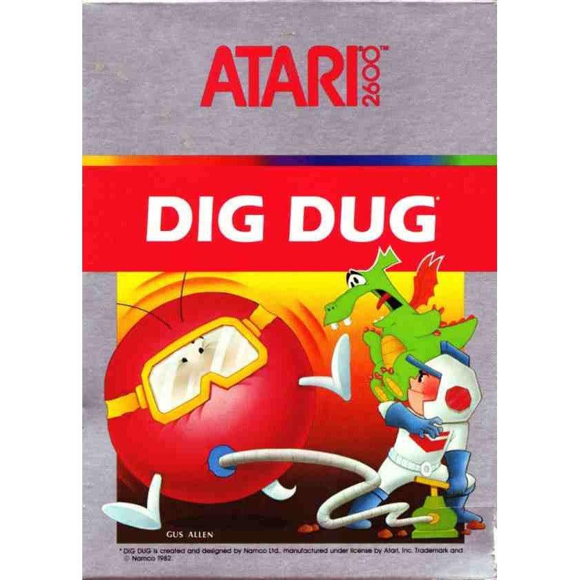 Atari 2600 - Dig Dug (Complete in Box)