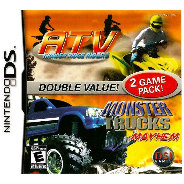 DS - ATV Thunder Ridge Riders / Monster Trucks Mayhem (In Case)