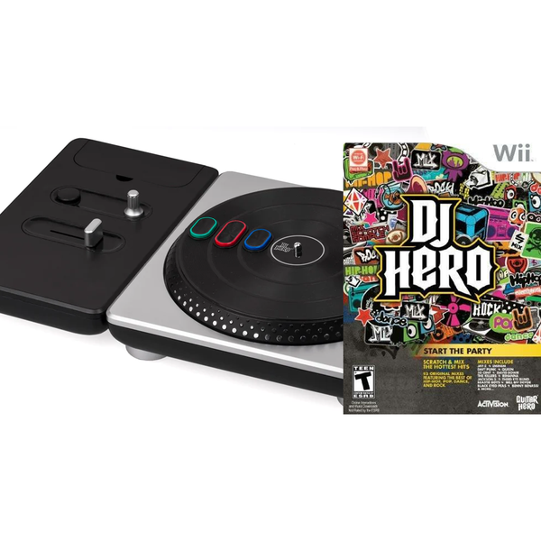 Wii DJ Hero with Turntable