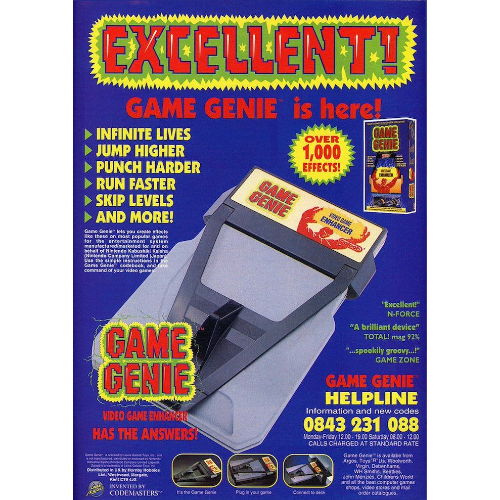 NES - Game Genie (complet dans la boîte)