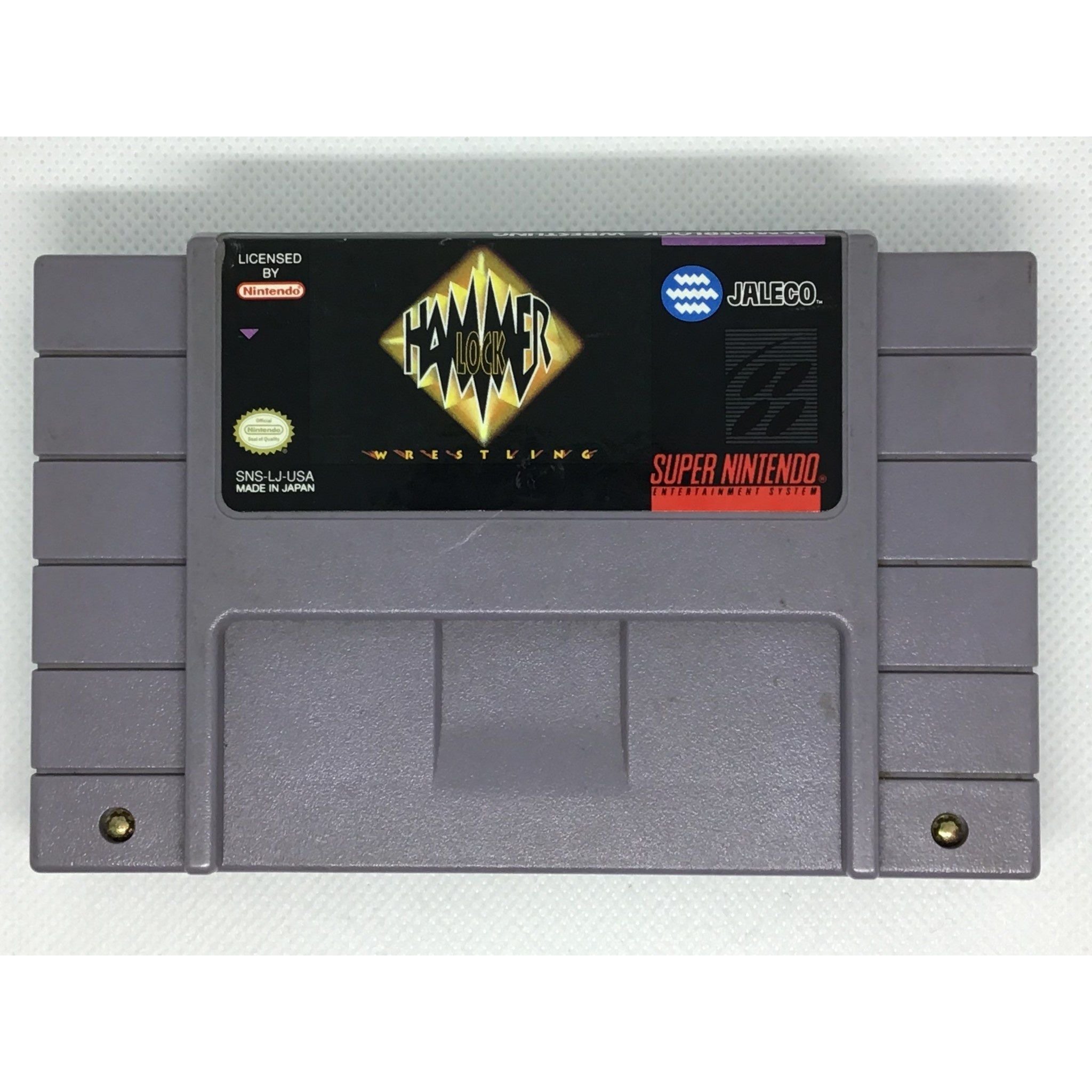 SNES - Hammerlock Wrestling (cartouche uniquement)