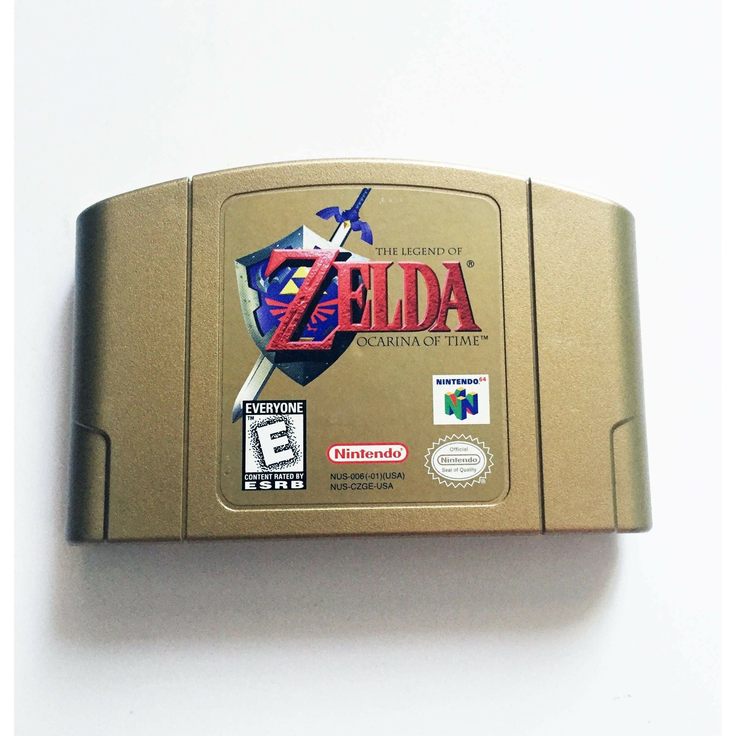 N64 - The Legend of Zelda Ocarina of Time (Gold Cartridge) (Cartridge Only)
