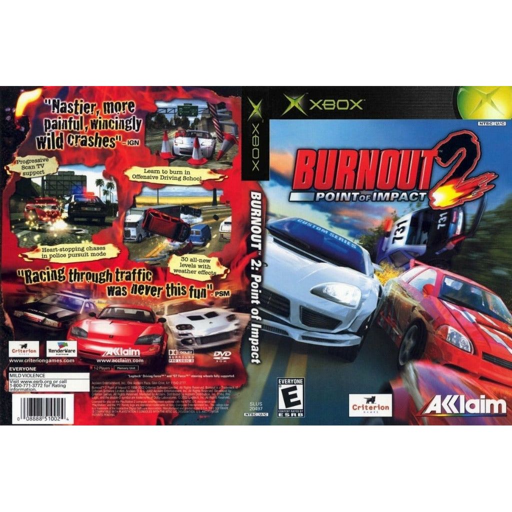 XBOX - Burnout 2 Point d'impact