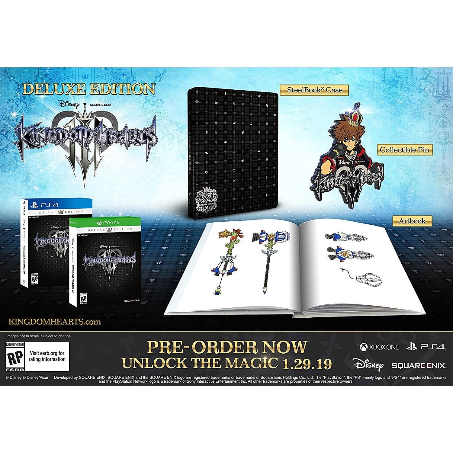 PS4 - Kingdom Hearts III Édition Deluxe