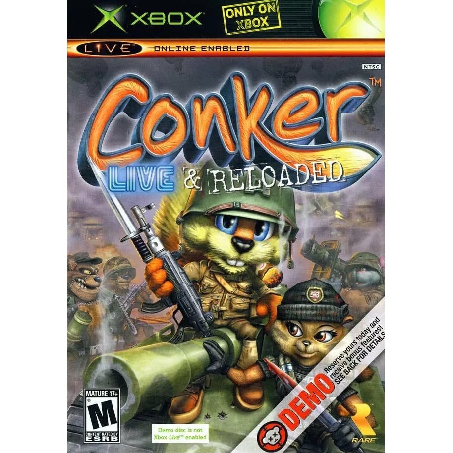 XBOX - Official Xbox Conkers Live & Reloaded Demo Disc