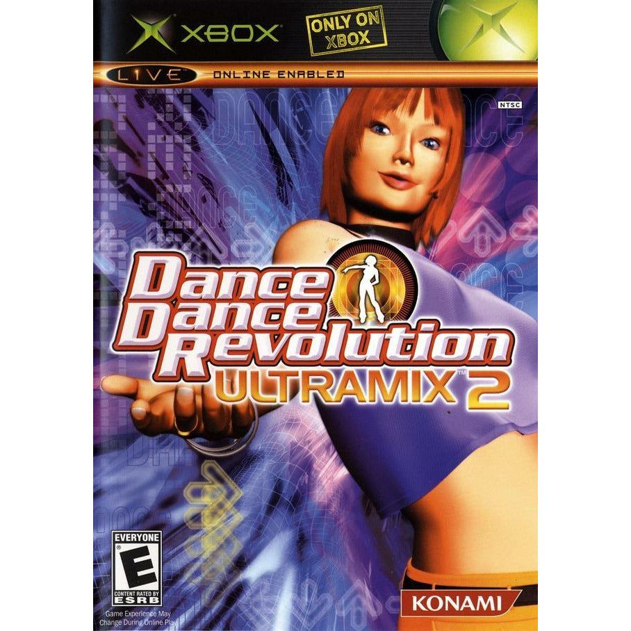 XBOX - Dance Dance Revolution Ultramix 2 (Couverture imprimée)