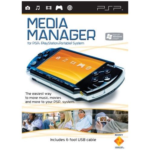 PSP Media Manager (With Cable)
