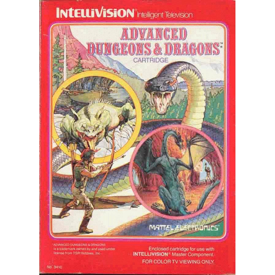 Intellivision - Donjons &amp; Dragons avancés (en boîte)