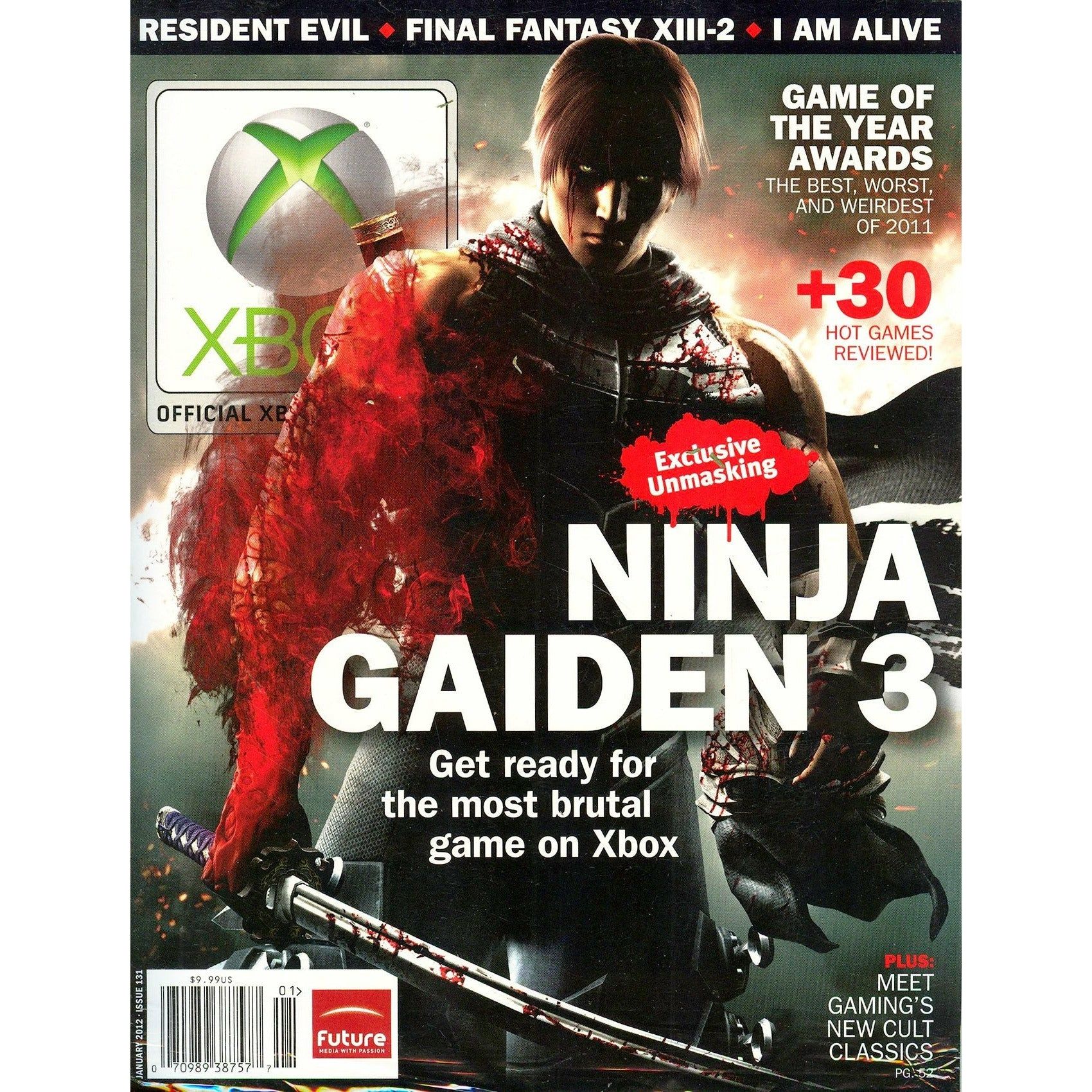 Magazine Xbox officiel - Ninja Gaiden 3 - Janvier 2012