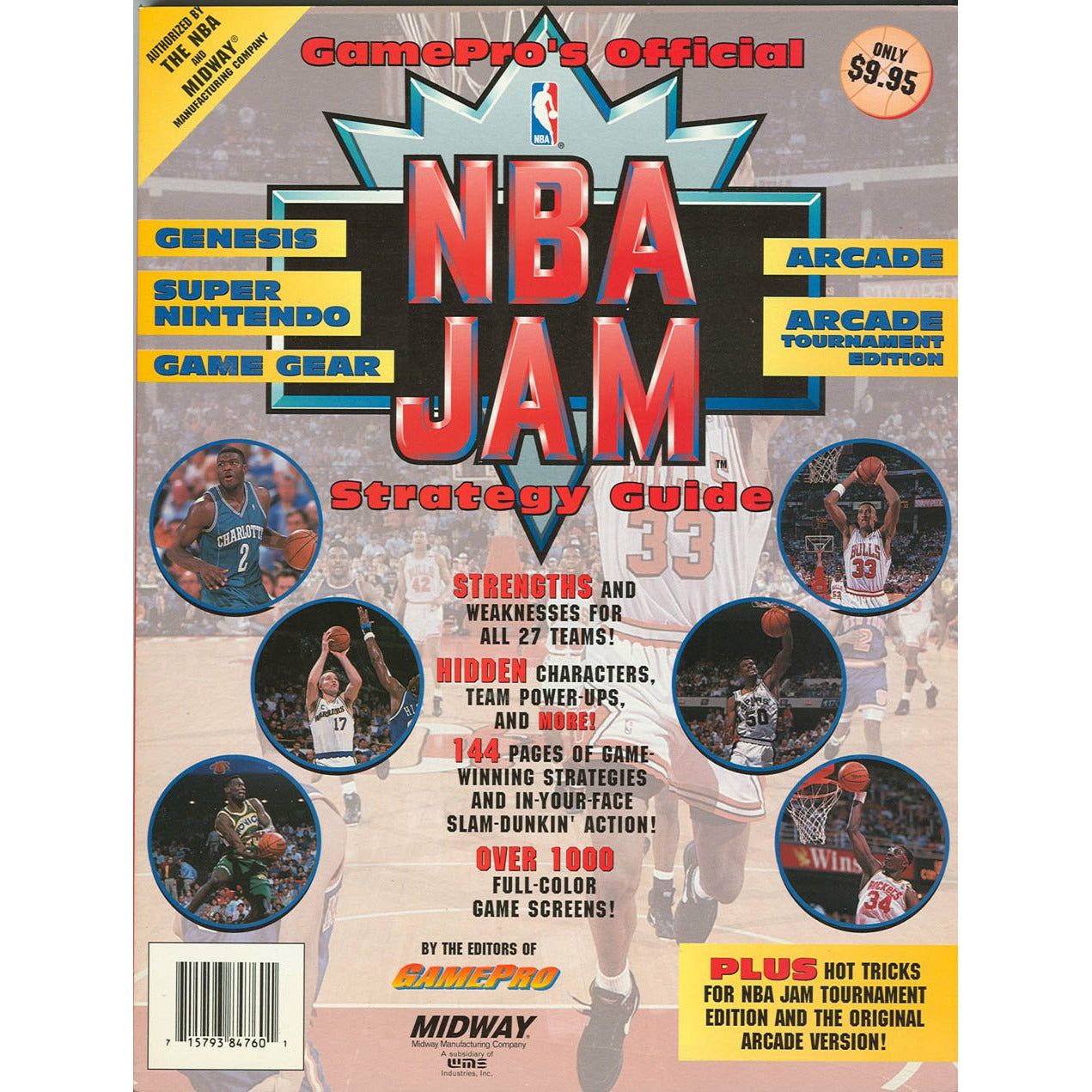 STRAT - Guide stratégique NBA JAM officiel de GamePro