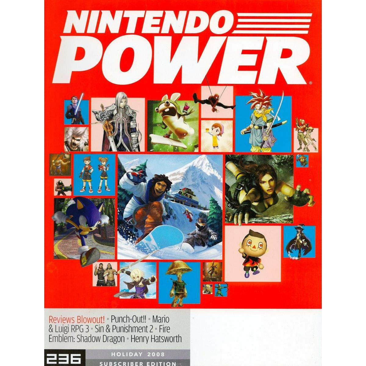 Nintendo Power Magazine (#236 Subscriber Edition) - Complete and/or Good Condition