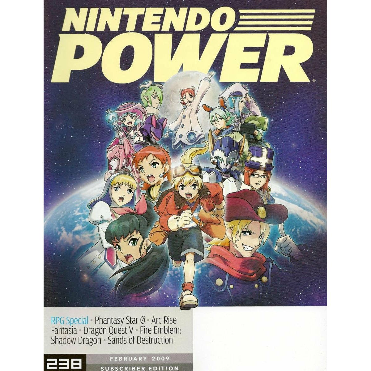 Nintendo Power Magazine (#238 Subscriber Edition) - Complete and/or Good Condition