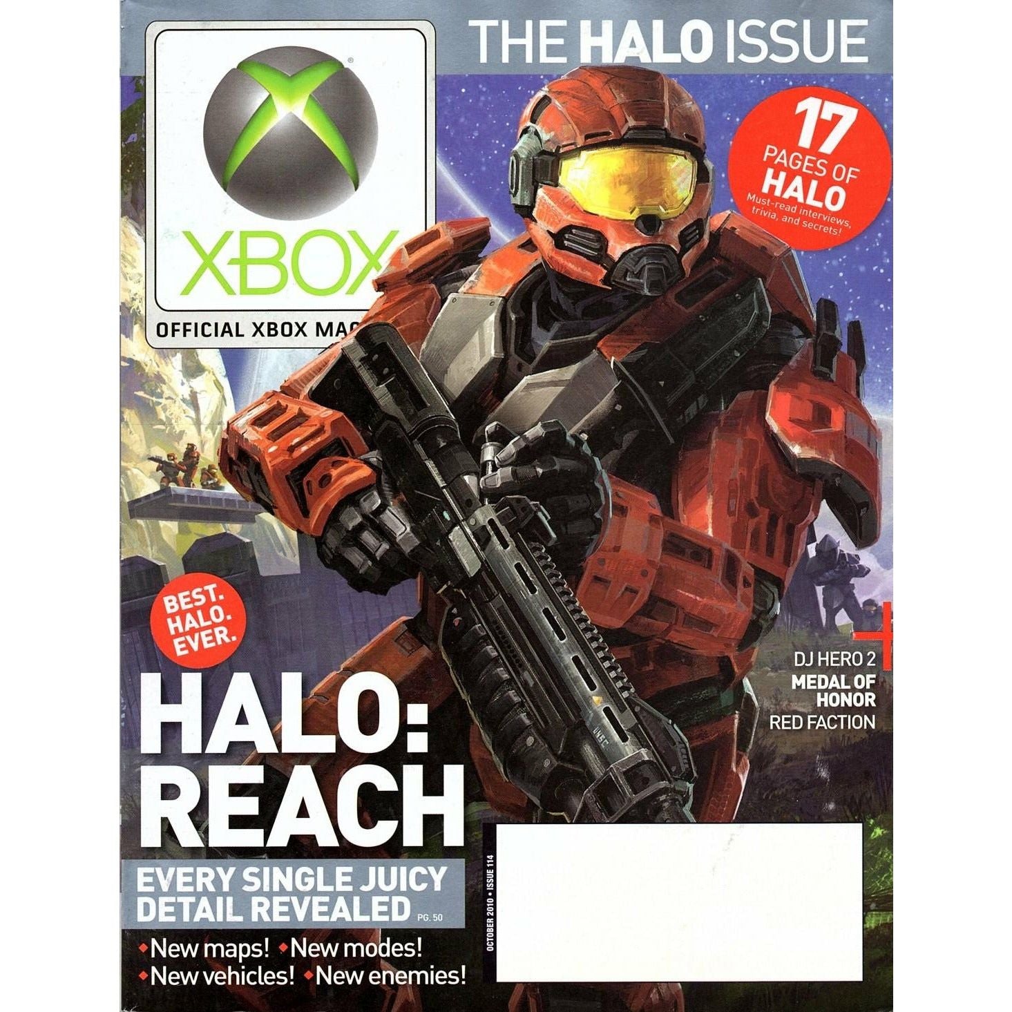 Official Xbox Magazine - Halo Reach - October 2010