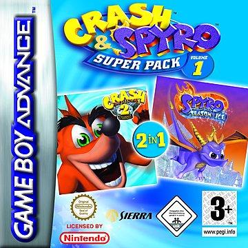 GBA - Crash & Spyro Superpack (Purple/Orange)