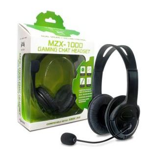 MZX-1000 Stereo Headset for XBOX 360 (Black)
