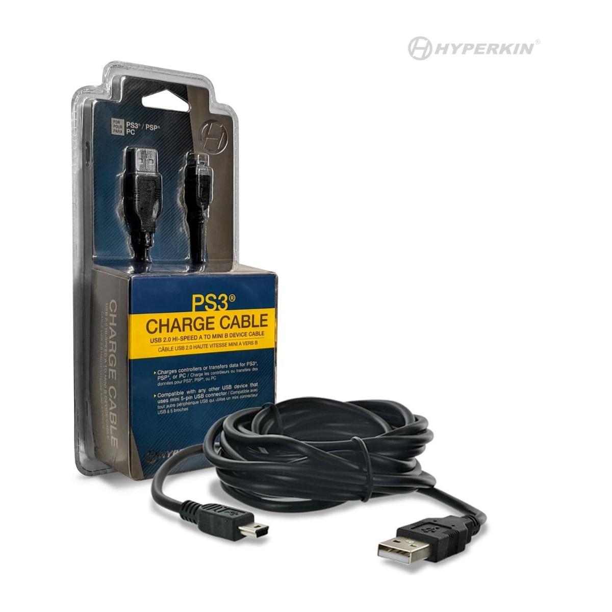 PS3 - Câble de chargement du contrôleur mini USB